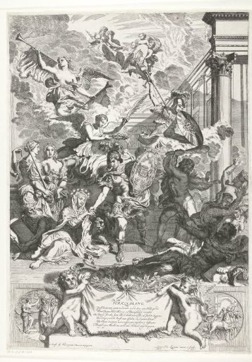 Allegory on the Restoration of Religion in England by William III, 1688-1689