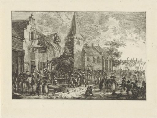 Figures at an Inn