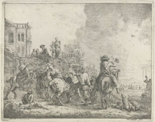 Falcon hunt