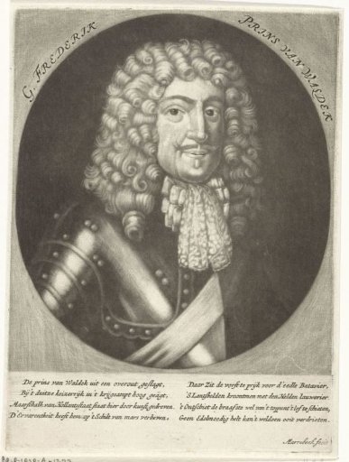 Portrait of Georg Friedrich van Waldeck-Eisenberg