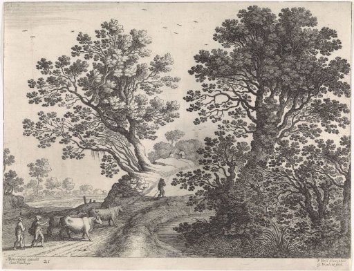 Landscape with cattle drovers