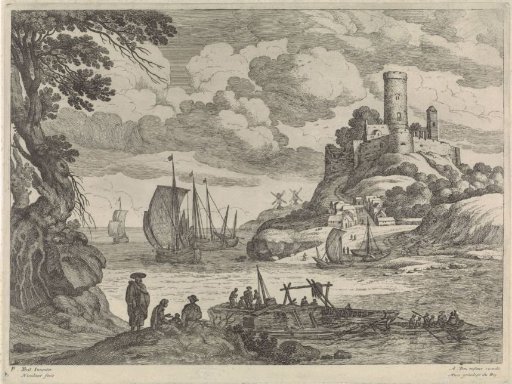 Harbour View with Ships