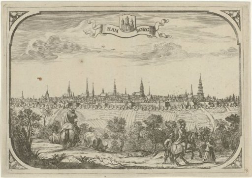 View of the City of Hamburg