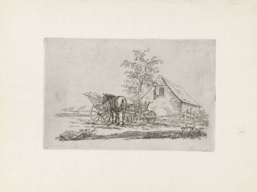 Landscape with a farm