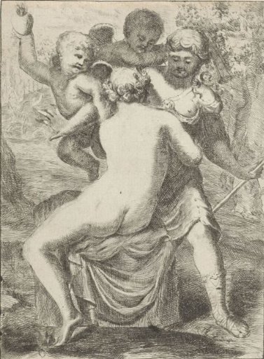 Jupiter seduces Callisto