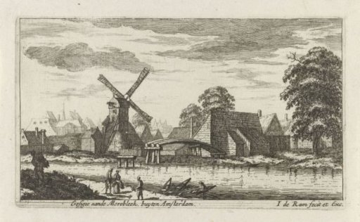 View of the Morebleek Outside Amsterdam