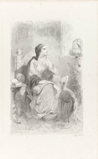 Helene Looking Through a Window