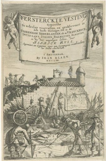 Title Page for Henrich Ruse, Versterckte Vesting, 1654