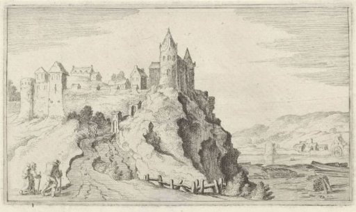Fortress Town on a Hill