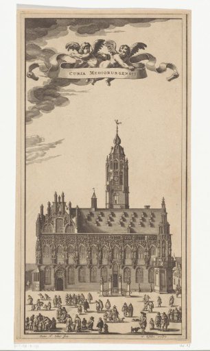 View of the town hall of Middelburg