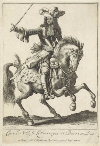 Equestrian Portrait of Charles V Leopold, Duke of Lorraine