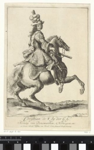 Equestrian Portrait of King Christian V of Denmark and Norway