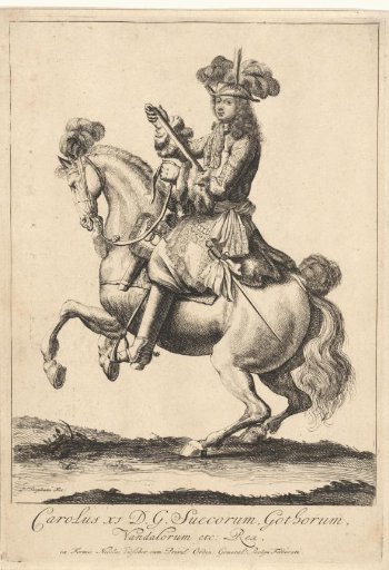 Equestrian Portrait of King Charles XI of Sweden