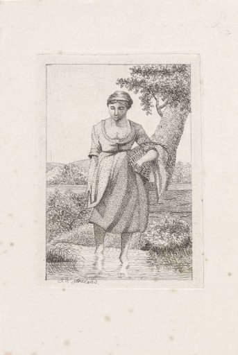 Woman Standing in the Water