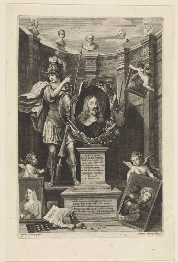 Portrait of Archduke Leopold William of Austria as a collector
