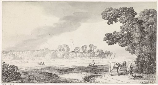 Pastoral Landscape with a Man Urinating