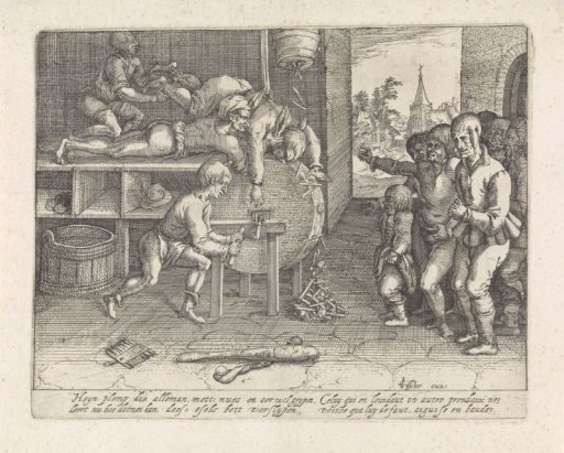 The Deceiver Punished for Filing the Nose and Ears