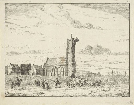 Collapsed Tower at Egmond aan Zee, 1741