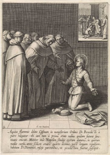 Thomas Aquinas joins the Dominican Order