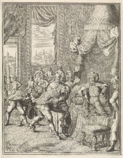 Vasco da Gama on audience with the King of Calicut