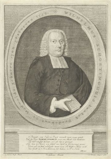 Portrait of the preacher Wilhelmus Schortinghuis