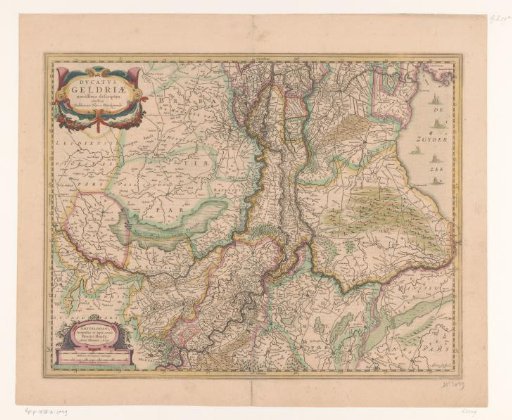 Map of Gelderland