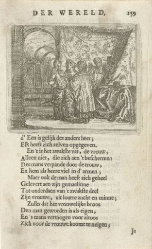 Marriage Ceremony in an Interior