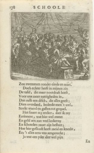 Large Company at a Dining Table