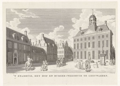 Town hall at Leeuwarden