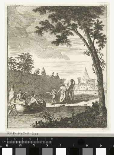 Landscape with boat