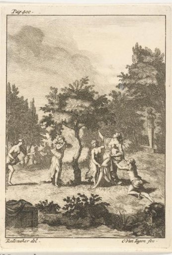 Nymphs under a tree