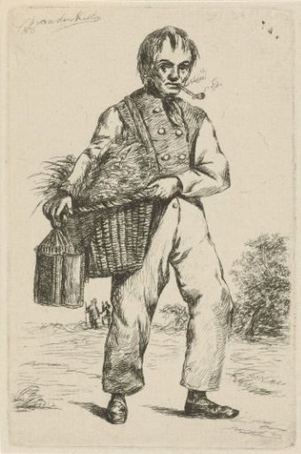 Two men in a garden