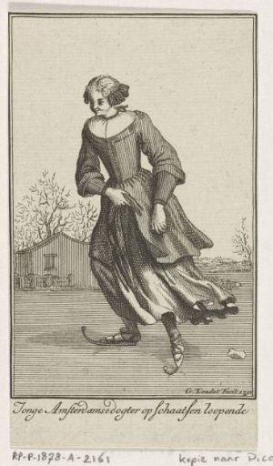 Woman skating