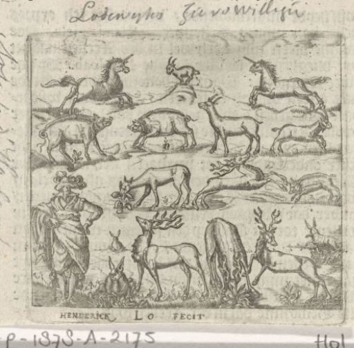 Various four-legged animals