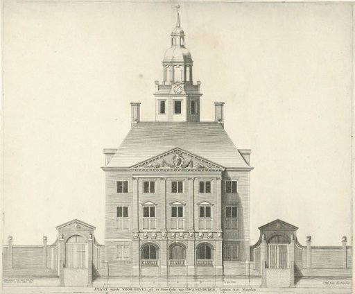 Façade of Swanenburg, Common House of Rijnland