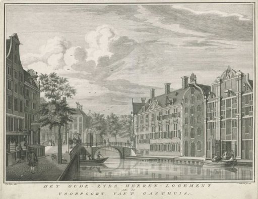 View of the Oudezijds Heerenlogement and the Foregate of the Hospital