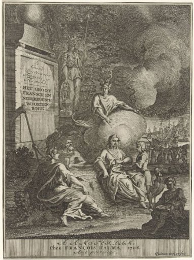 Title Page for 'The Great French and Dutch Dictionary'