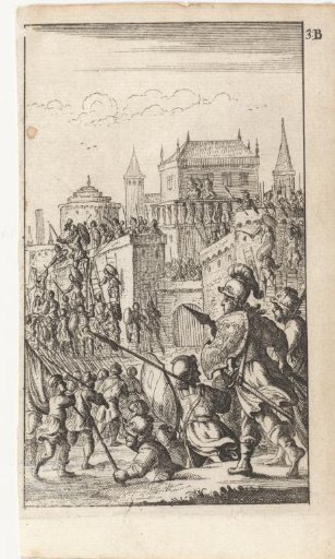 Soldiers Assaulting a Castle
