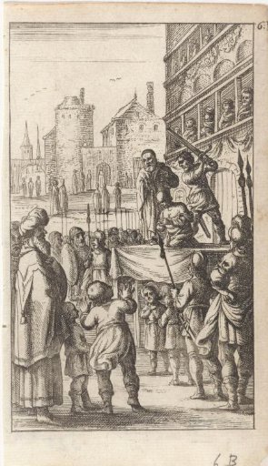 Execution of a Condemned Man on a Scaffold