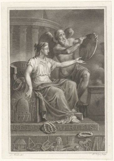 Allegory on the golden jubilee of Felix Meritis