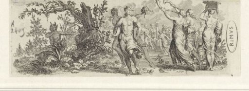 Dancing Nymphs Spied Upon by Satyrs