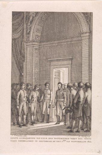 Audience of Willem I Frederik, 1813