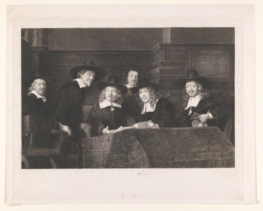The Clothiers' Guild of Amsterdam, known as 'The Staalmeesters'