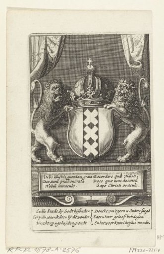 Coat of arms of Amsterdam, 1