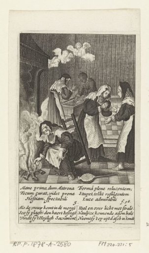 The Woman Finds the Host in the Fire, 5