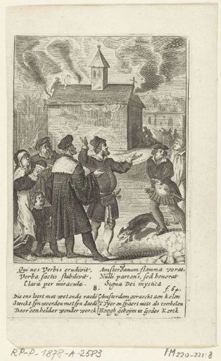 The Church Where the Host is Kept Burns Down, but the Host Remains Unharmed, 8