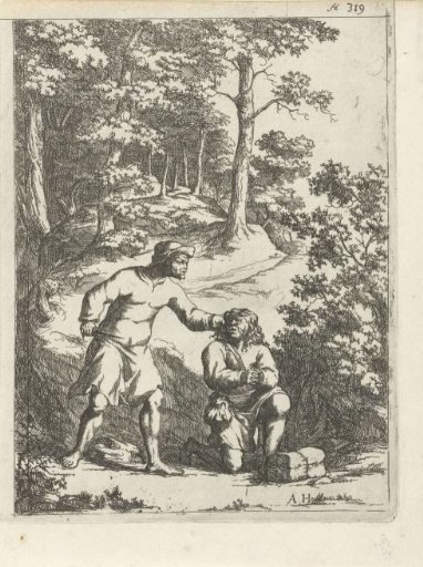 Traveler threatened with a dagger