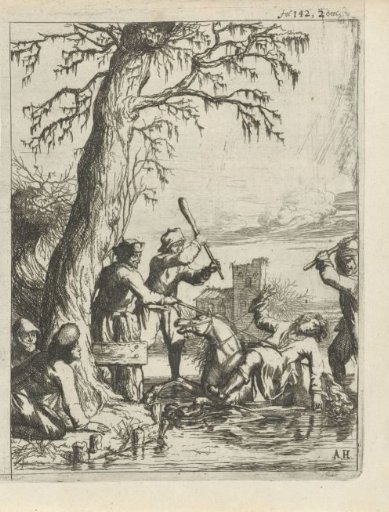 William II murdered by the West Frisians at Hoogwoud, 1256