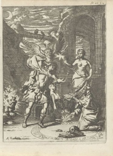 Warrior with a witch