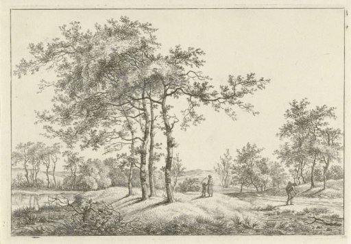 Landscape with a mother and child